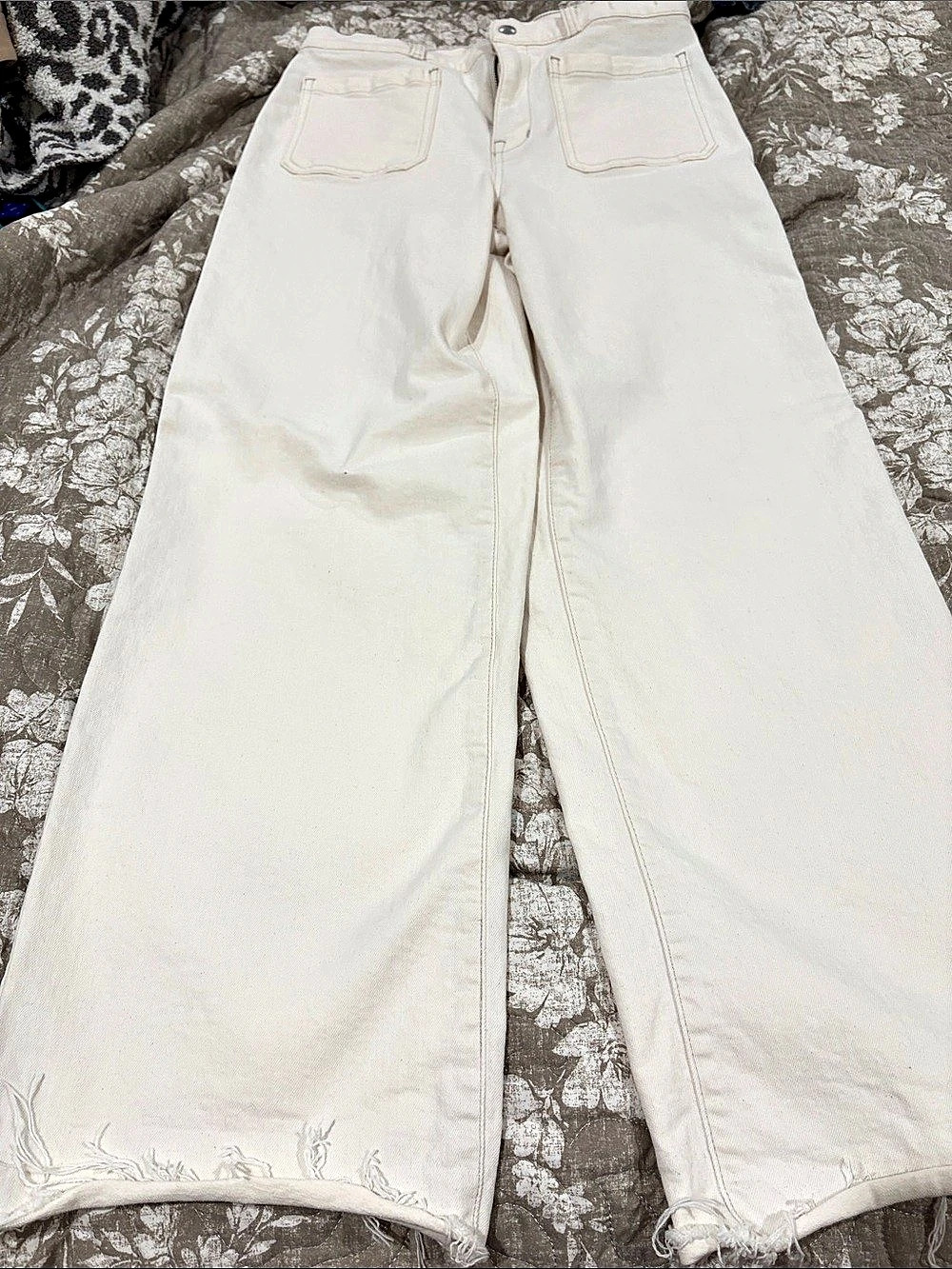Madewell The Emmett Wide-Leg Full Length Jean: Patch Pocket Edition The Full
